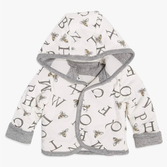 Burt’s bees reversible baby hoodie. New - Picture 2 of 4